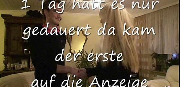  Stief Mutter testet den neuen Freund ihrer Tochter und fickt ihn - German Stepmom